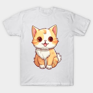 Cute Kawaii Cat T-Shirt